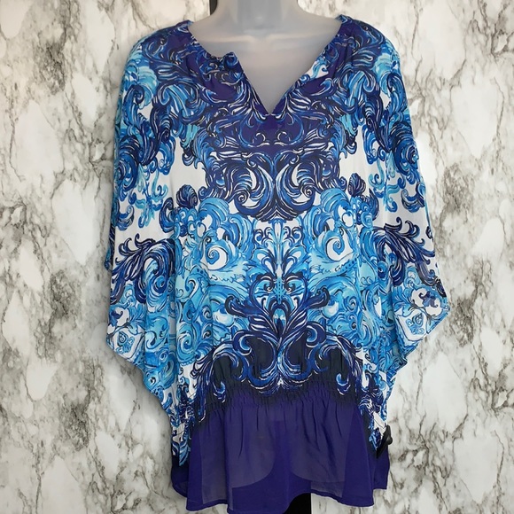 Chico's Tops - Chicos sheer short sleeve top